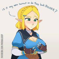 Zelda's new haircut