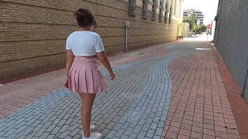 Cartwheels in skirts are more fun