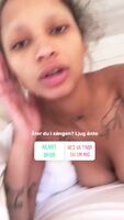 Swedish Pop Star Joy M’Batha Topless on Instagram!