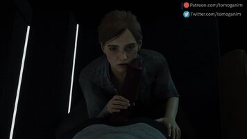 Ellie playing with a dick