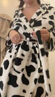 did you think theyd be this big under my cute lil cow robe?