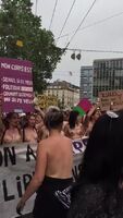 French Feminists Protesting