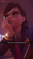 Academy D.va sends you a lewd video while bored in class