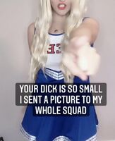 Your dick is so small I sent it to the entire squad
