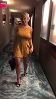Busty Blonde Sheds Dress In Corridor Hotel r/BoobsTitsClub