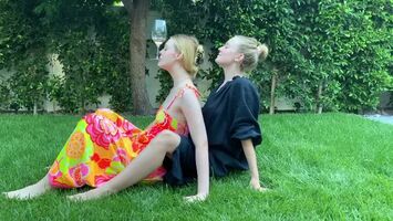 Imagine Dakota Fanning and her sister Elle moved into the house next door. Turns out the girls love to get drunk, then horny and then they reach out to you to help them with that. Maybe call over some friends to take the sisters in their backyard?