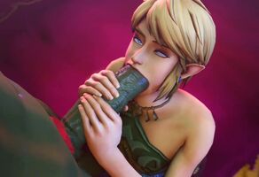 Link Giving Ganondorf's Cock A Good Ole' Sucking