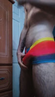 wanna get railed by a twink in rainbow underwear? 😈