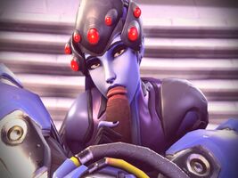 Widowmaker and Lucio, now animated